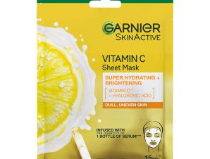 Garnier Υφασμάτινη Μάσκα Βιταμίνη C Για Λάμψη Και Ενυδάτωση 28gr